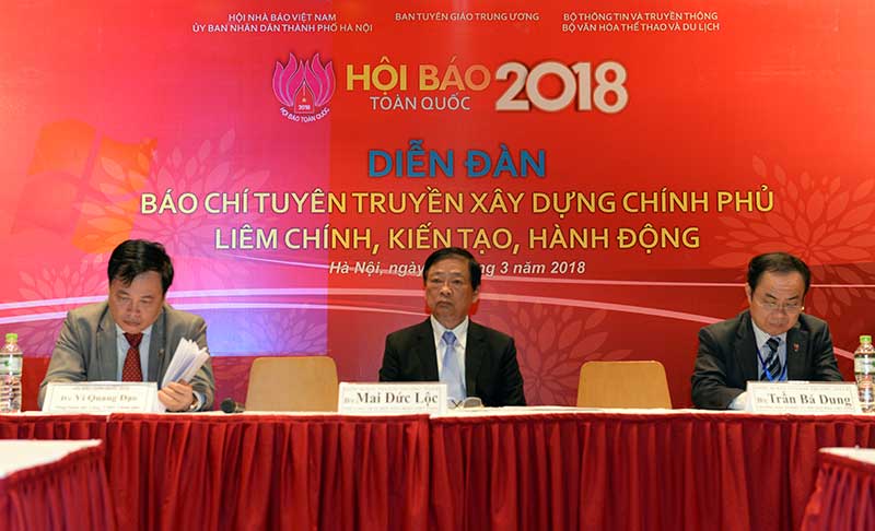 Báo chí với vấn đề tuyên truyền xây dựng Chính phủ liêm chính, kiến tạo, hành động